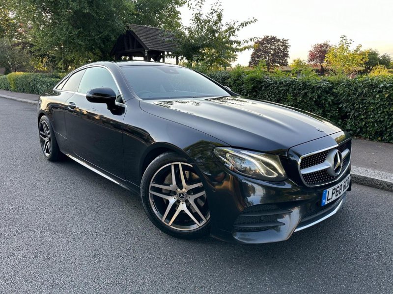 View MERCEDES-BENZ E CLASS 2.0 E220d AMG Line (Premium) G-Tronic+ Euro 6 (s/s) 2dr