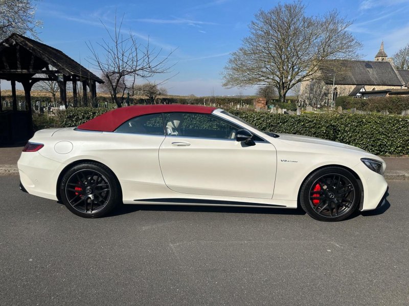 View MERCEDES-BENZ S CLASS 4.0 S63 V8 BiTurbo AMG Cabriolet SpdS MCT Euro 6 (s/s) 2dr