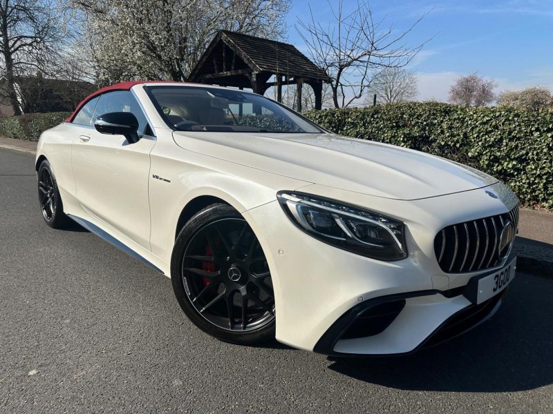View MERCEDES-BENZ S CLASS 4.0 S63 V8 BiTurbo AMG Cabriolet SpdS MCT Euro 6 (s/s) 2dr